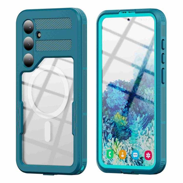 Funda RedPepper con triple protección MagSafe IP68 para Samsung Galaxy S24+ 5G (azul)