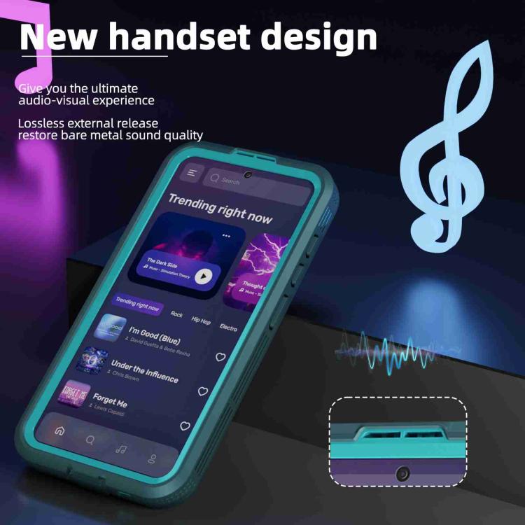 Funda RedPepper con triple protección MagSafe IP68 para Samsung Galaxy S24+ 5G (azul)