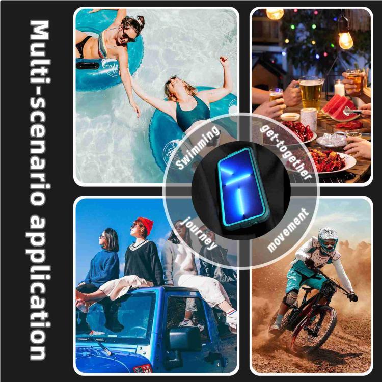 Funda RedPepper con triple protección MagSafe IP68 para Samsung Galaxy S24+ 5G (azul)