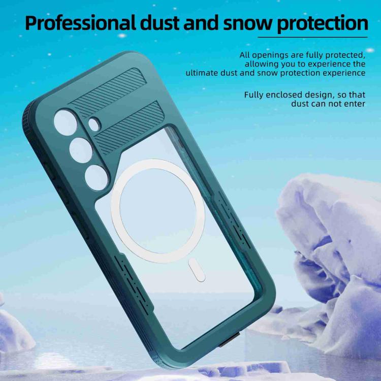 Funda RedPepper con triple protección MagSafe IP68 para Samsung Galaxy S24+ 5G (azul)