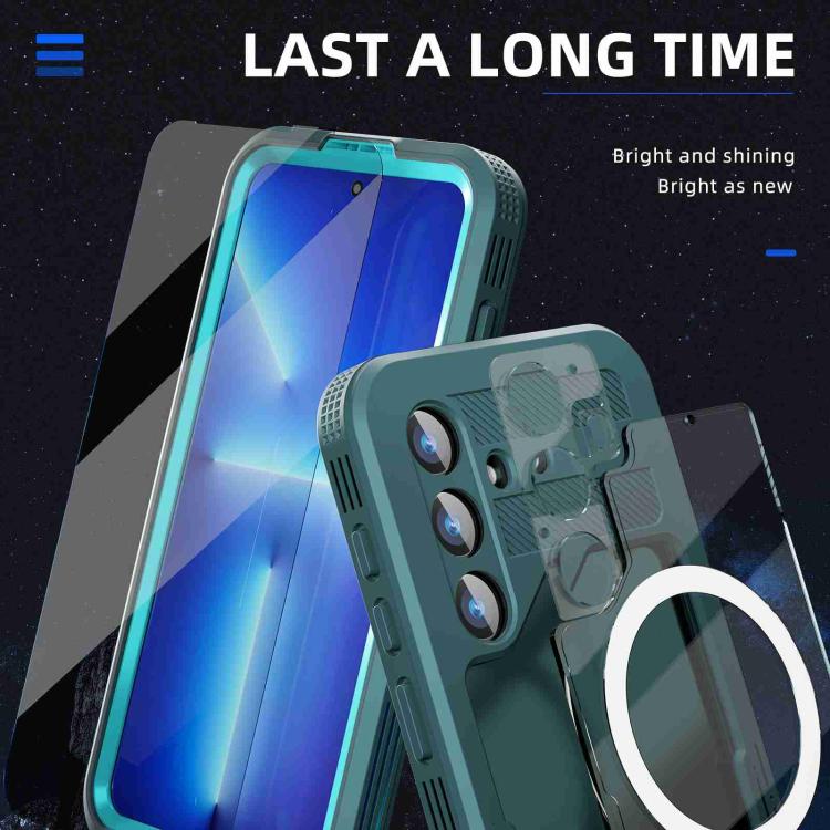 Funda RedPepper con triple protección MagSafe IP68 para Samsung Galaxy S24+ 5G (azul)