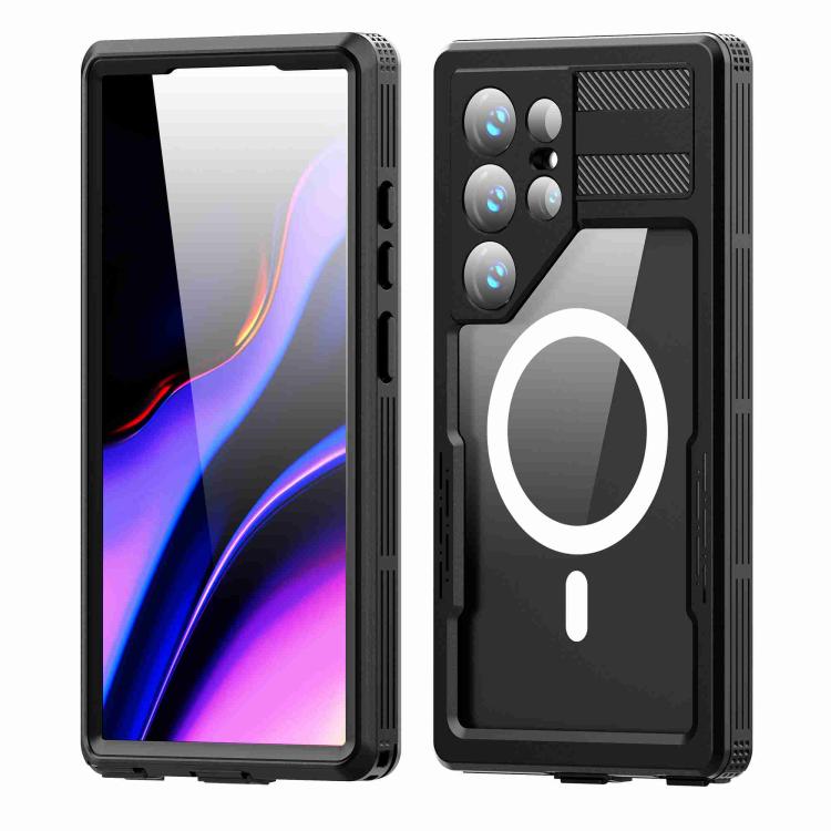 Funda RedPepper para Samsung Galaxy S24 Ultra 5G, resistente al agua IP68, triple protección MagSafe (negra)
