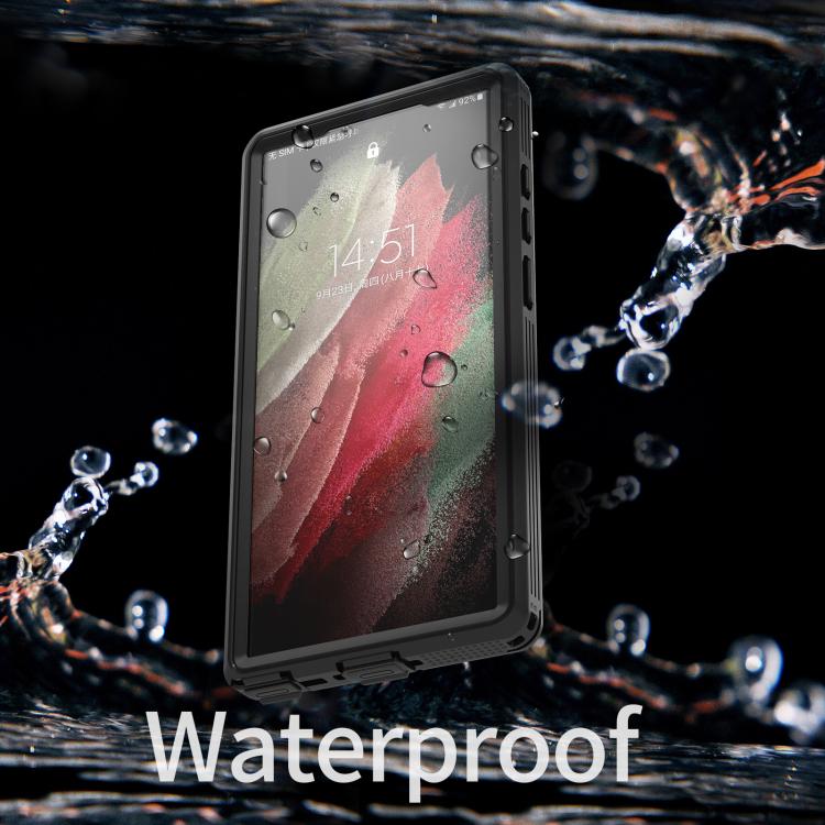 Funda impermeable RedPepper IP68 triple para Samsung Galaxy S23 Ultra 5G (negra)