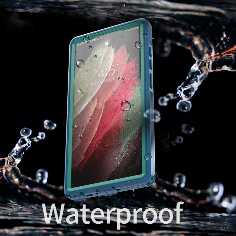 Funda impermeable RedPepper IP68 triple para Samsung Galaxy S23 Ultra 5G (azul)