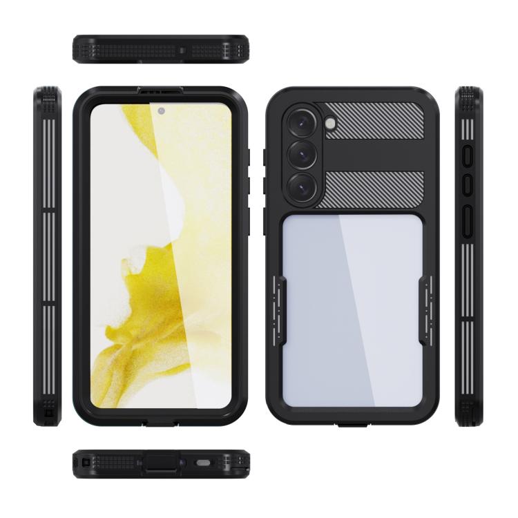 Funda impermeable RedPepper IP68 triple para Samsung Galaxy S23+ 5G (negra)