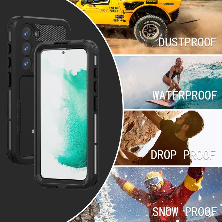 Funda impermeable RedPepper IP68 para Samsung Galaxy S23 5G (negra)