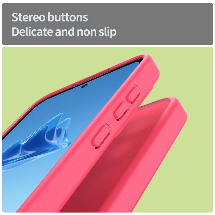 Funda híbrida de TPU translúcida y esmerilada para Samsung Galaxy A55 5G (rosa)