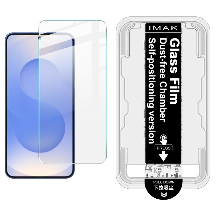 Para Samsung Galaxy S24+ 5G imak Localizador de cámara libre de polvo Serie H Película de vidrio templado