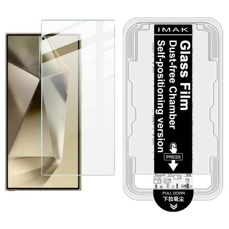Para Samsung Galaxy S24 Ultra 5G imak Localizador de cámara libre de polvo Serie H Película de vidrio templado