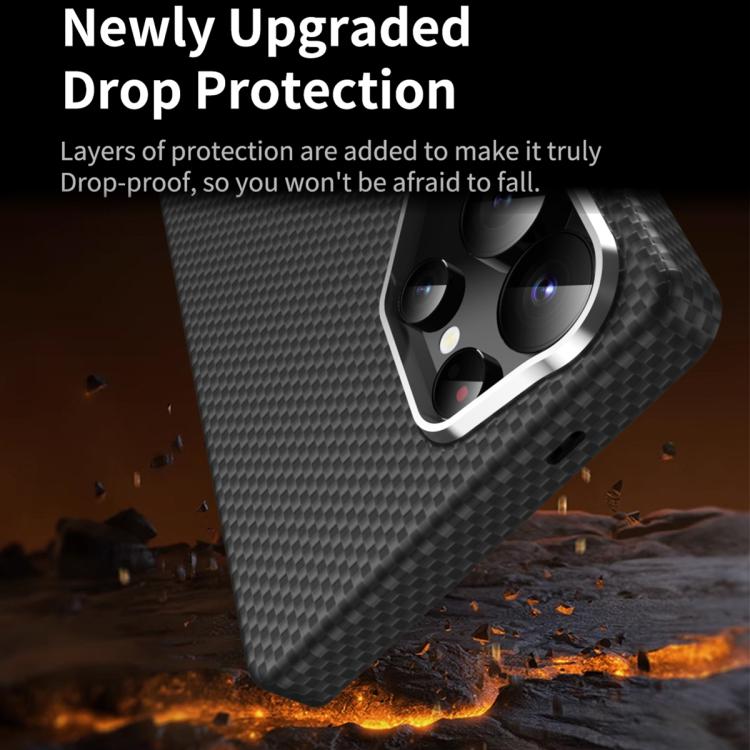 Funda magnética de nanofibra MagSafe para Samsung Galaxy S25 Ultra 5G (negra)
