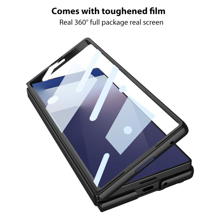 Funda ultrafina GKK para Samsung Galaxy Z Fold7 5G con ranura para bolígrafo (no incluye bolígrafo) (negro)