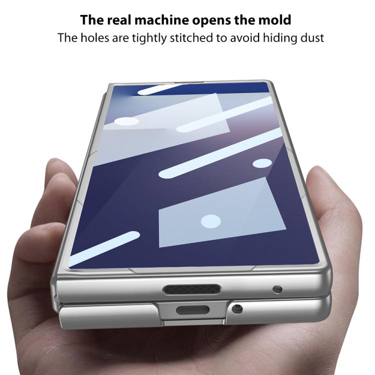 Funda ultrafina GKK para Samsung Galaxy Z Fold7 5G con ranura para bolígrafo (no incluye bolígrafo) (gris)