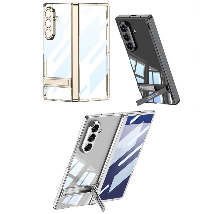 Funda magnética integrada Triumph Phantom con soporte para Samsung Galaxy Z Fold7 5G GKK (gris titanio)