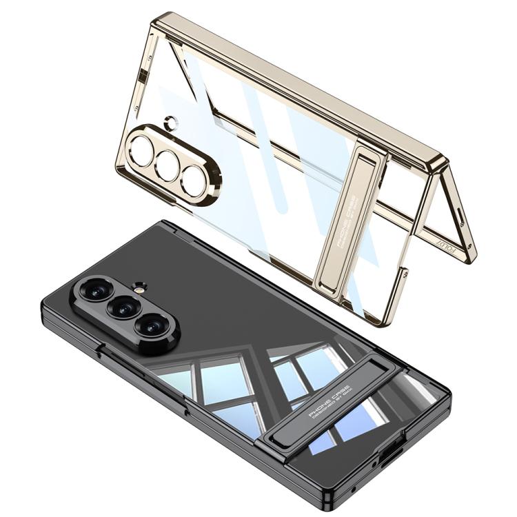 Funda magnética integrada Triumph Phantom con soporte para Samsung Galaxy Z Fold7 5G GKK (gris titanio)