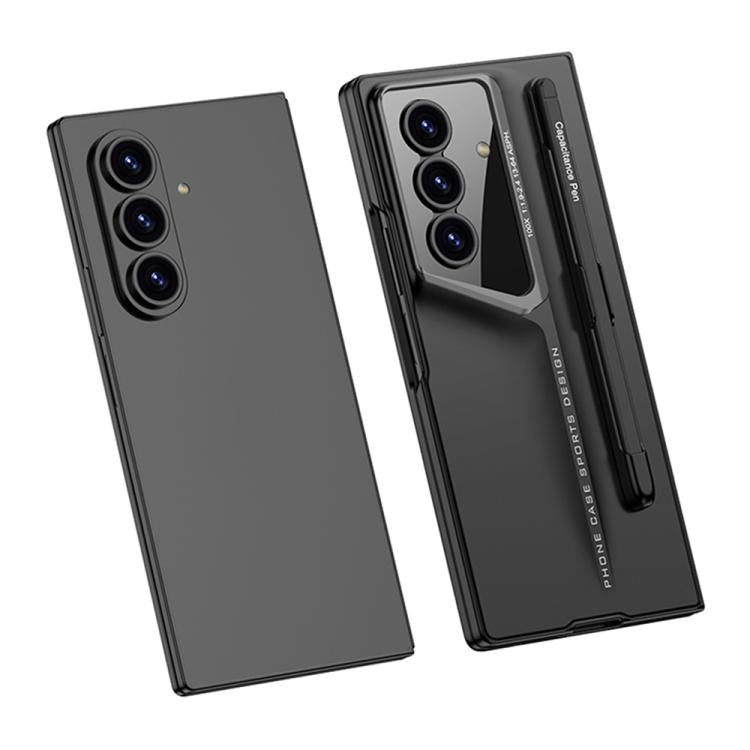 Funda ultrafina de cobertura total GKK para Samsung Galaxy Z Fold7 5G con ranura para bolígrafo (gris titanio)