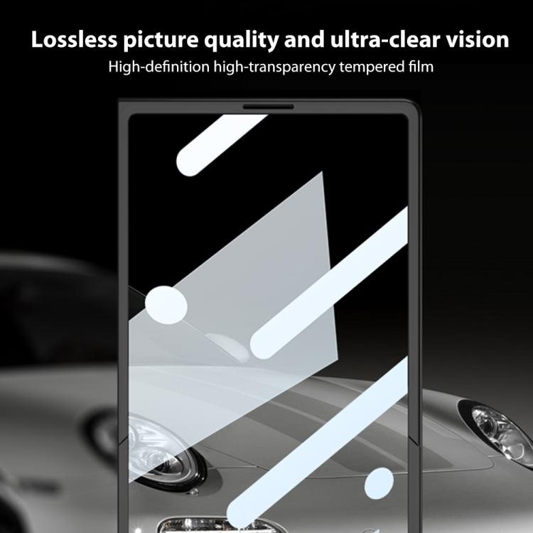 Funda ultrafina de cobertura total GKK para Samsung Galaxy Z Fold7 5G con ranura para bolígrafo (negro)