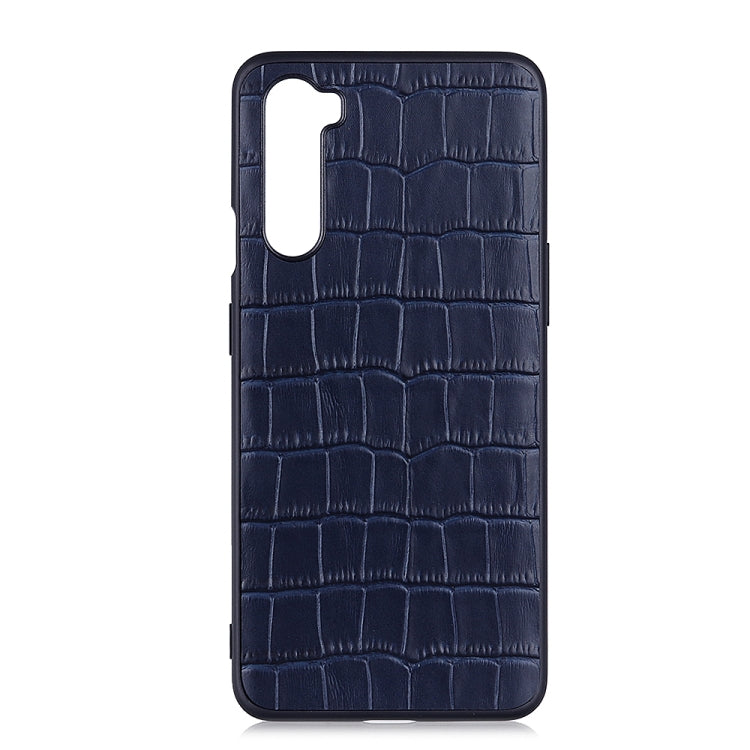 Funda protectora de cuero con textura de cocodrilo para Huawei Mate 4 Lite / Maimang 9 (azul)
