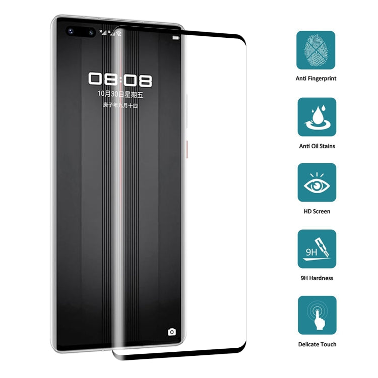 Para Huawei Mate 40 RS Porsche Design 25 PCS 9H 3D HD Película de vidrio templado con borde curvo