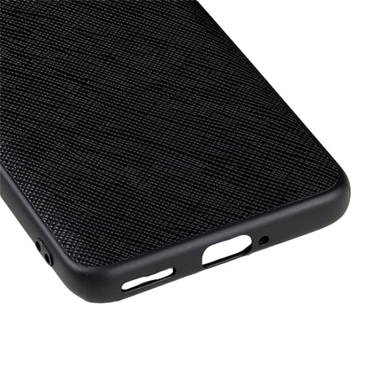 Hella Funda protectora de cuero genuino con textura cruzada para Huawei Mate 4 Lite / Maimang 9 (Azul)
