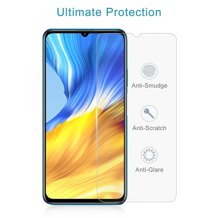 Para Huawei Honor X10 Max 50 PCS 0.26mm 9H 2.5D Película de vidrio templado