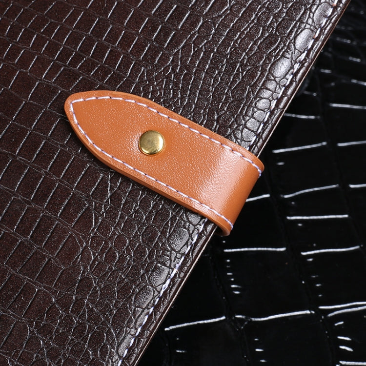 Funda de cuero con tapa horizontal con textura de cocodrilo idewei para Google Pixel 5 con soporte, ranuras para tarjetas y billetera (negro)