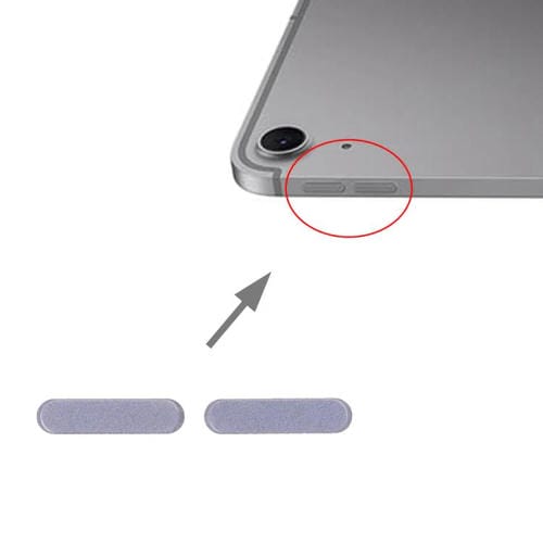 Botão de Controlo de Volume Apple iPad Air 11 polegadas (2024) e Air 13 polegadas (2024) (Roxo)