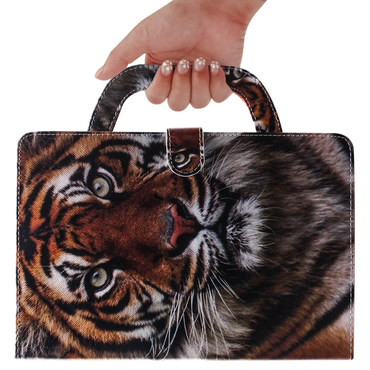 Funda para iPad Mini Cuero Diseño Tigre Tapa Horizontal Soporte Ranura Tarjeta Billetera (2019)