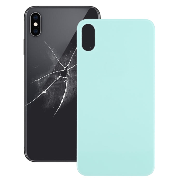 Tapa Batería Trasera Apple iPhone X / Xs con agujero Cámara fácil (Verde)