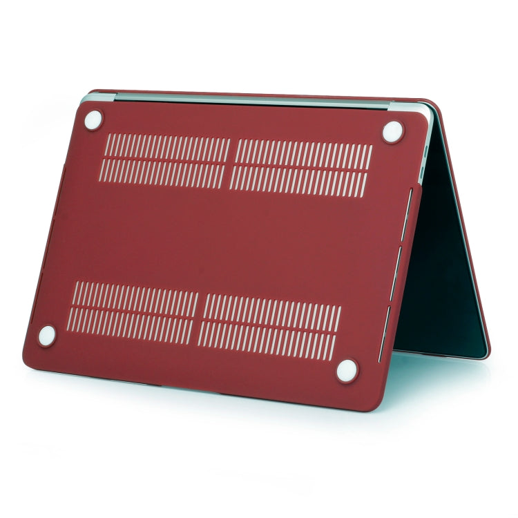 Estuche Protector para Computadora Portátil MacBook Pro 15.4 A1990 (2018) (Rojo Vino)