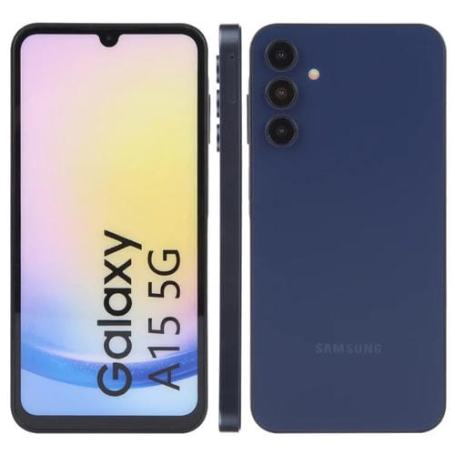 Modelo de Pantalla Ficticia para Samsung Galaxy A15 5G sin Función Pantalla a Color (Azul Oscuro)