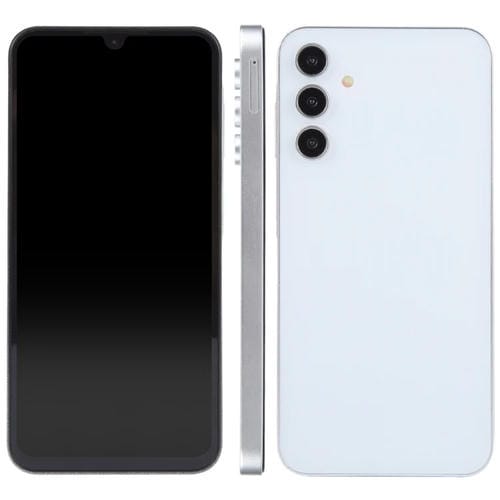 Modelo de Pantalla Simulada Falsa para Samsung Galaxy A15 5G con Pantalla Negra (Plata)