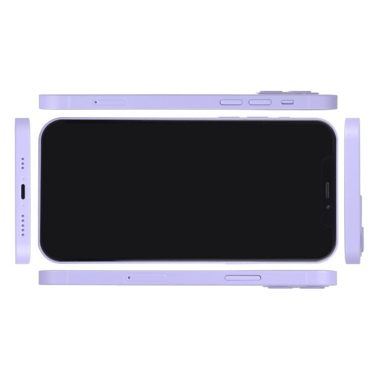 Para iPhone 12 mini Pantalla negra Modelo de pantalla ficticia falsa que no funciona (púrpura)