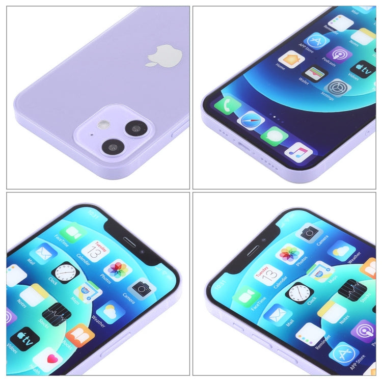 Para iPhone 12 mini Pantalla a color Modelo de pantalla ficticia falsa que no funciona (Púrpura)