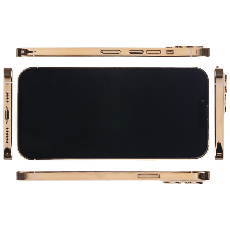 Pantalla Falsa para iPhone 13 Pro (Dorado) Modelo Negro sin Función