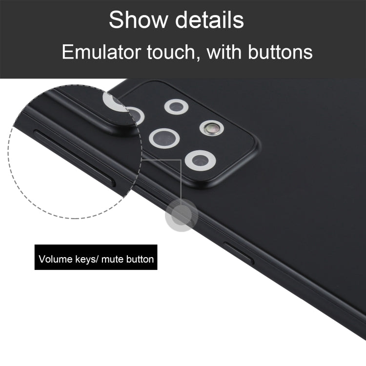 Para Samsung Galaxy A52 5G Pantalla negra Modelo de pantalla ficticia falsa que no funciona (Negro)