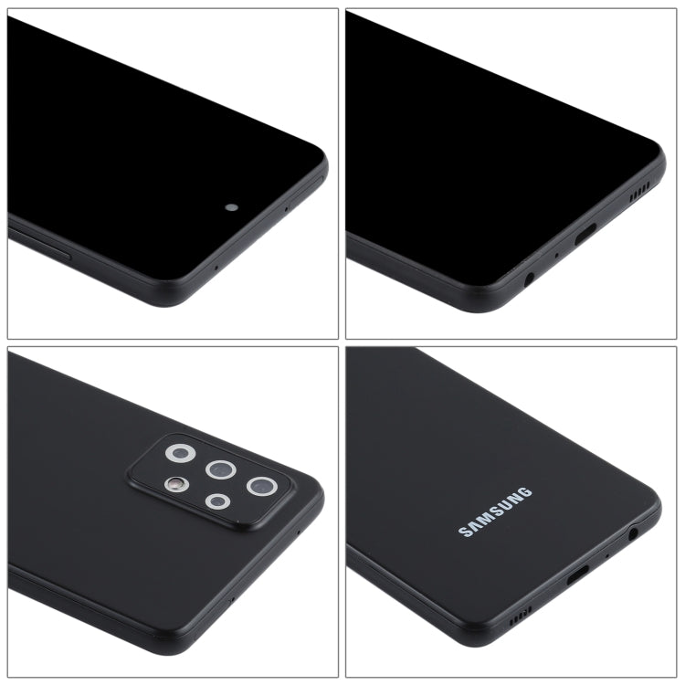 Para Samsung Galaxy A72 5G Pantalla negra Modelo de pantalla ficticia falsa que no funciona (Negro)
