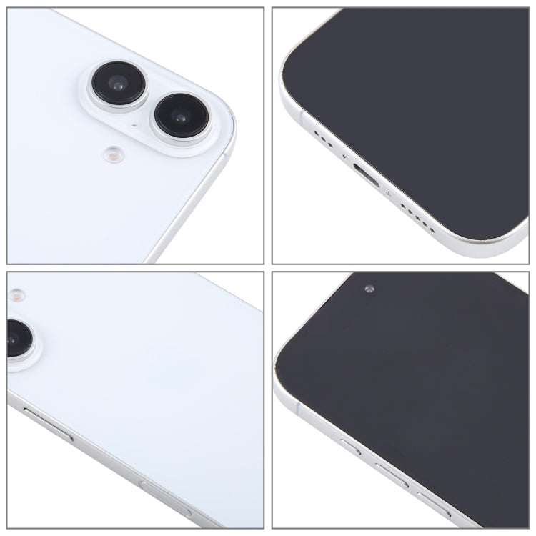 Modelo de Pantalla Falsa para iPhone 16 Plus (Blanco) sin Función