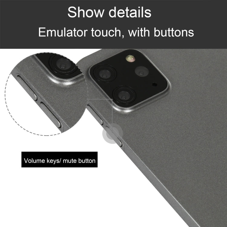 Para iPad Pro 11 2021, pantalla negra, modelo de pantalla ficticia falsa que no funciona (gris)
