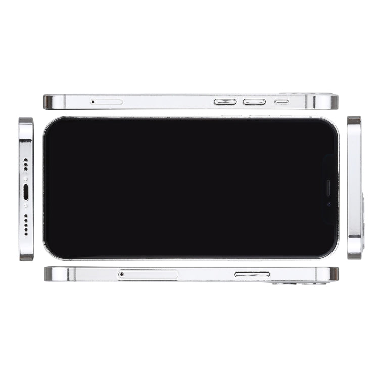 Para iPhone 12 Pro Max Pantalla negra Modelo de pantalla ficticia falsa que no funciona, versión ligera (blanco)