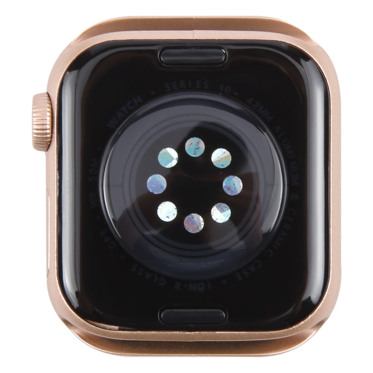 Modelo de Pantalla Falsa para Apple Watch Series 10 42mm para Fotografiar Correa (Oro Rosa)