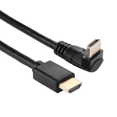 Cable HDMI 2.0 de Alta Velocidad 60 cm 4K x 2K con Ethernet en Ángulo Recto de 90 Grados