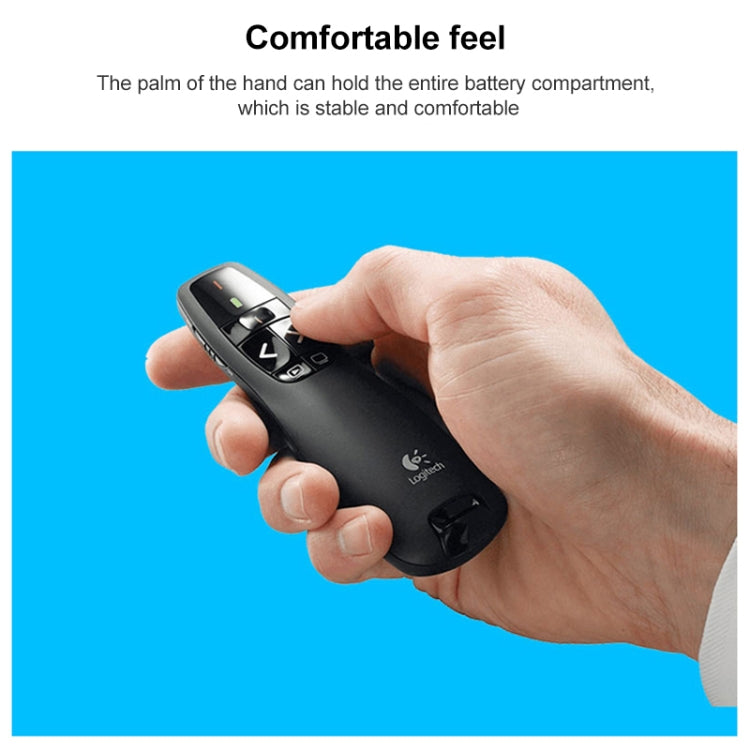 Presentador Inalámbrico Logitech R400 2.4Ghz Control Remoto para PPT
