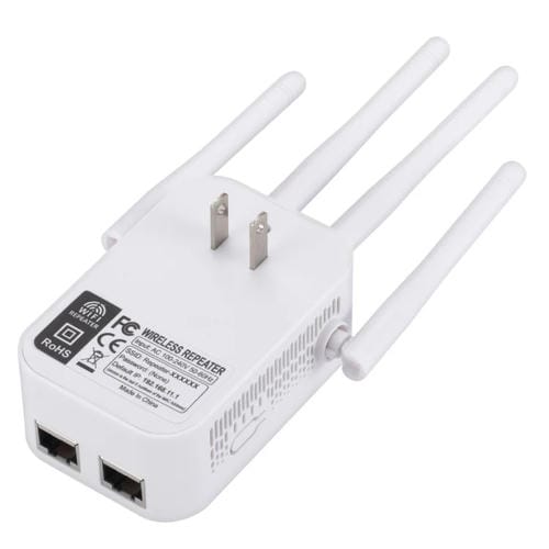Enrutador Inalámbrico WIFI SM-010 300 M Cuatro Antenas (Enchufe de la UE)