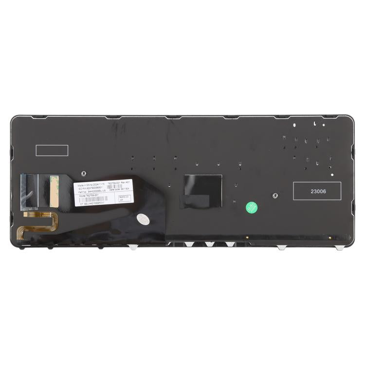 Teclado retroiluminado y puntero para HP EliteBook 840 G1/850 G1 (versión estadounidense) (negro)
