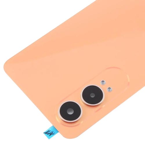 Rückseitiges Kunststoffgehäuse mit Kameraglasabdeckung für OnePlus Nord CE4 Lite (Orange)