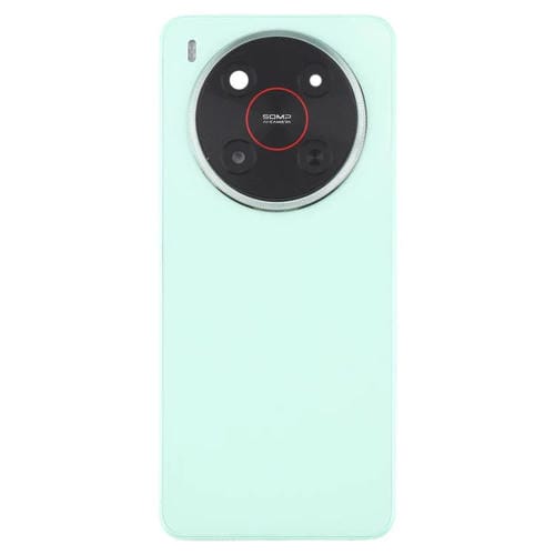 Back Cover of Plastic Battery with Central Frame and Camera Lens Cover for ZTE Blade V70 Max (Green)