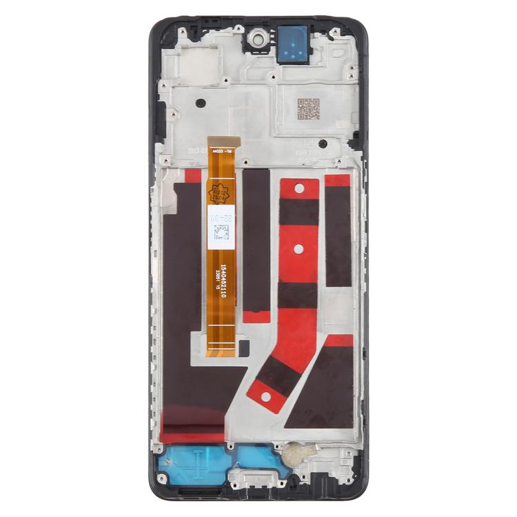 Vollbildanzeige mit Rahmen für OnePlus Nord CE 3 Lite CPH2467 2465 (Schwarz)