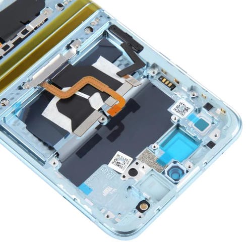 Original Full Screen with Frame for Motorola Razr 40 Ultra XT2321-3 XT2321-1 XT2321-2 (Blue)