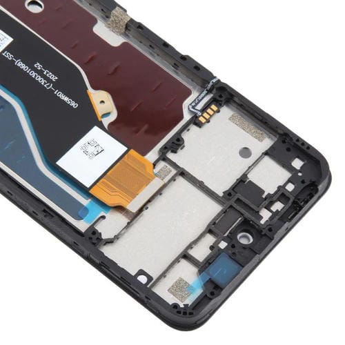 Full Screen with Frame for ZTE Blade A75 5G / V60 (Black)