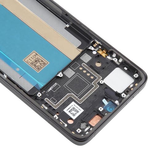 Original AMOLED Vollbildschirm für Xiaomi Poco F6 Pro mit Rahmen (Schwarz)